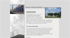 Desktop Screenshot of floridapolesetters.com